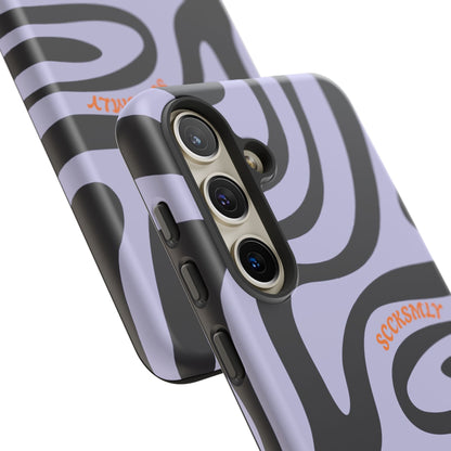 Purple Swirl Phone Case for Samsung
