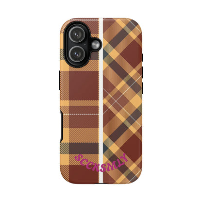 Autumn Plaid Phone Case for Apple