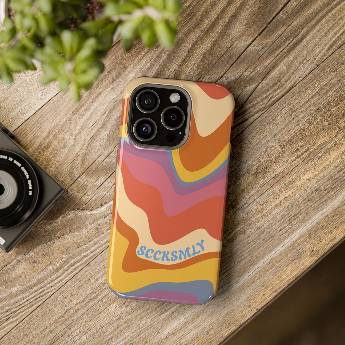 Warm Retro Phone Case for Apple