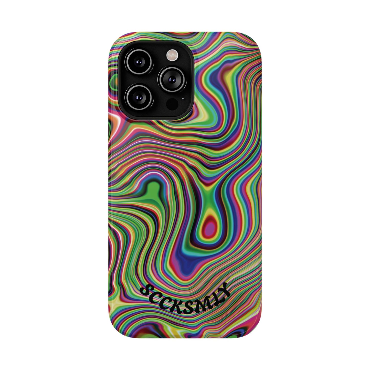 Acid Swirl Phone Case for Apple