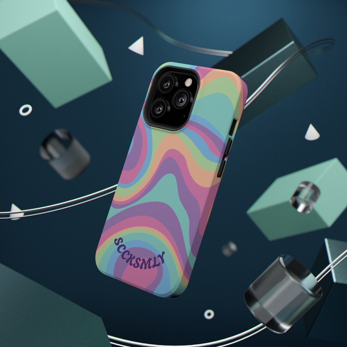 Pastel Swirl Phone Case for Apple