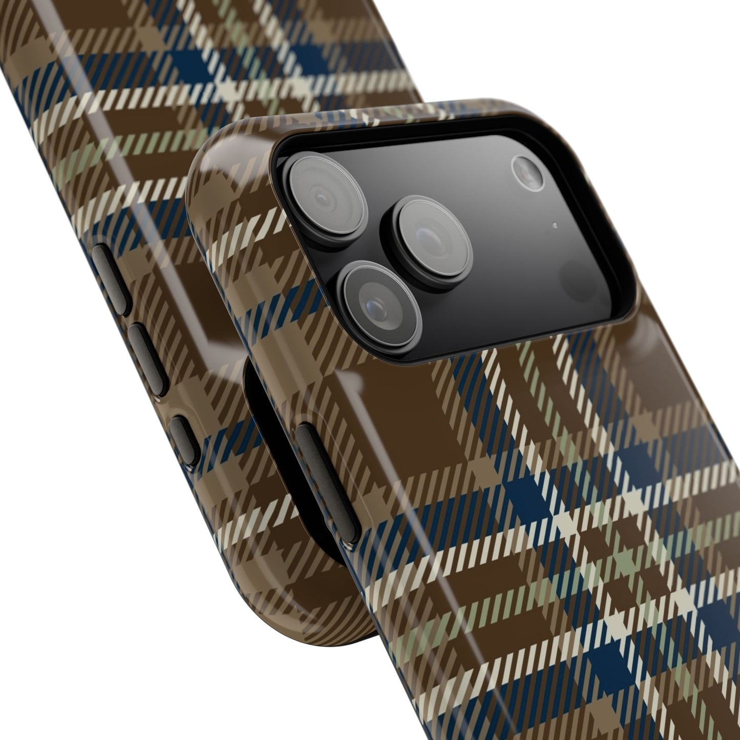 Earth and Sky Plaid Phone Case for Apple