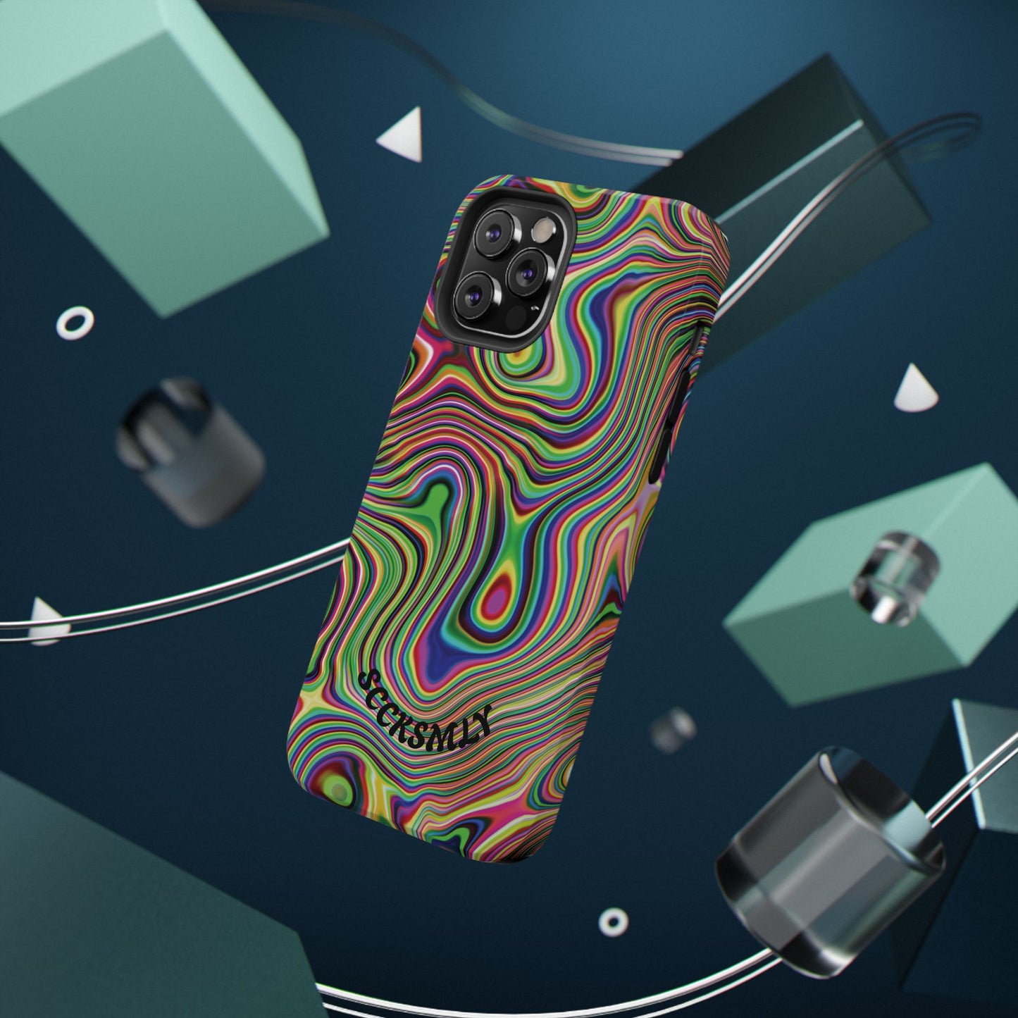 Acid Swirl Phone Case for Apple