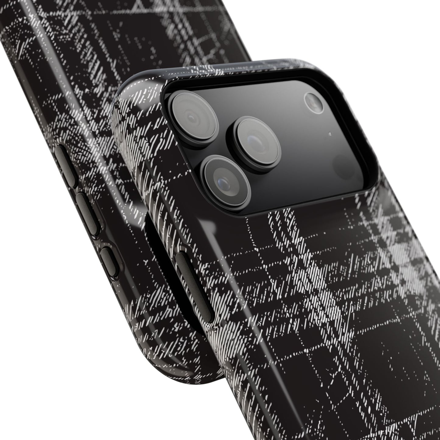 Smoky Grungy Plaid Phone Case for Apple