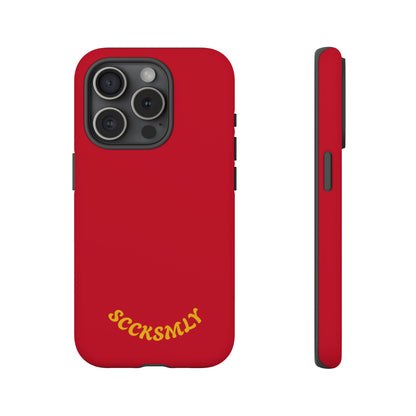SOLID Calm Cherry Tough Case for Apple