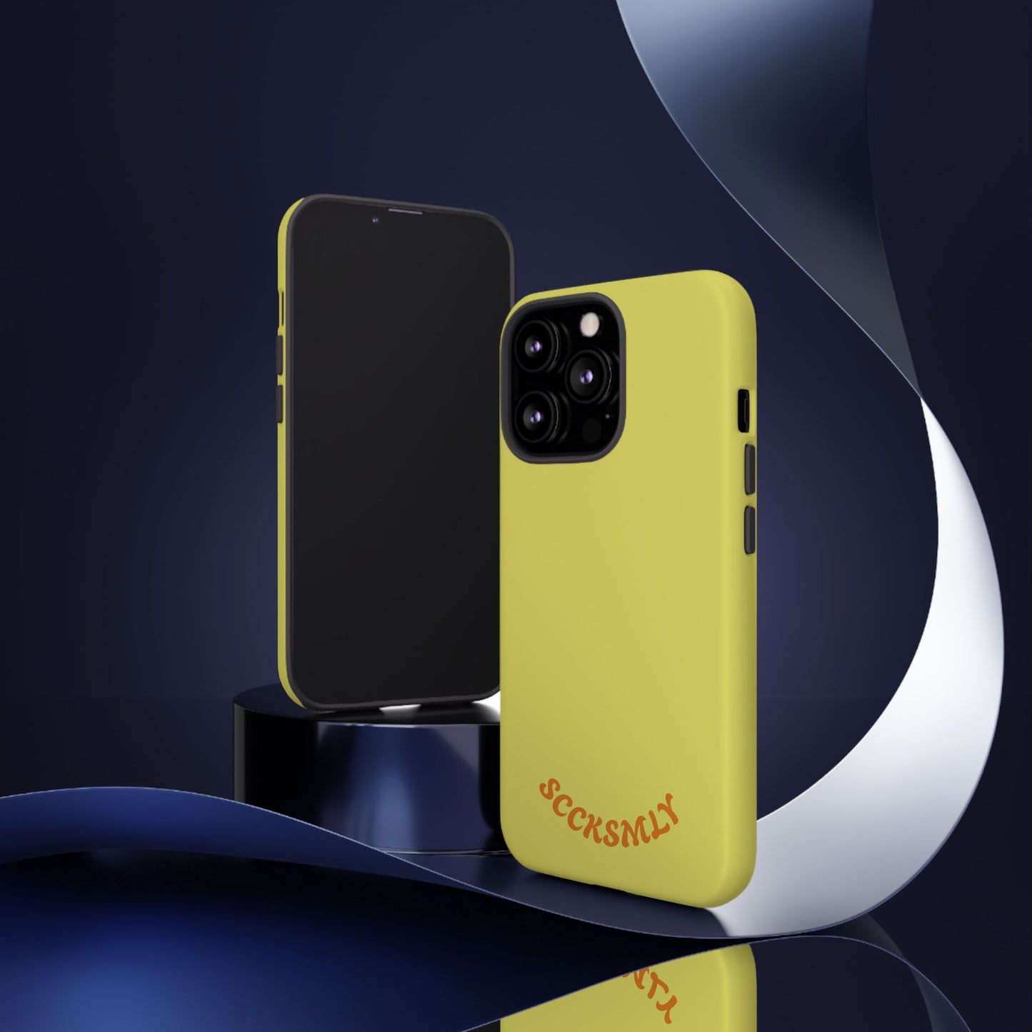 SOLID Lemon Dijon Glaze Tough Case for Apple