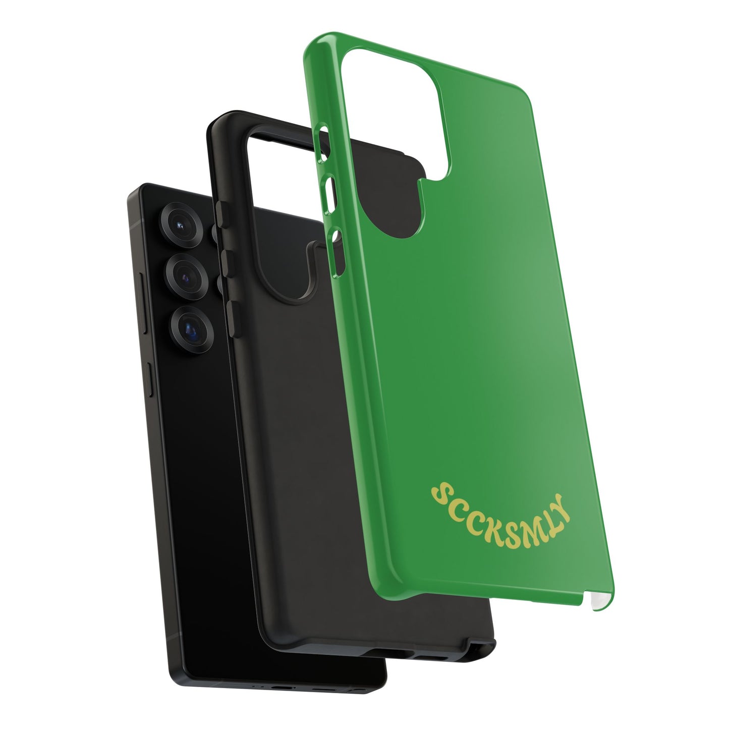 SOLID Green Grin Tough Case for Samsung