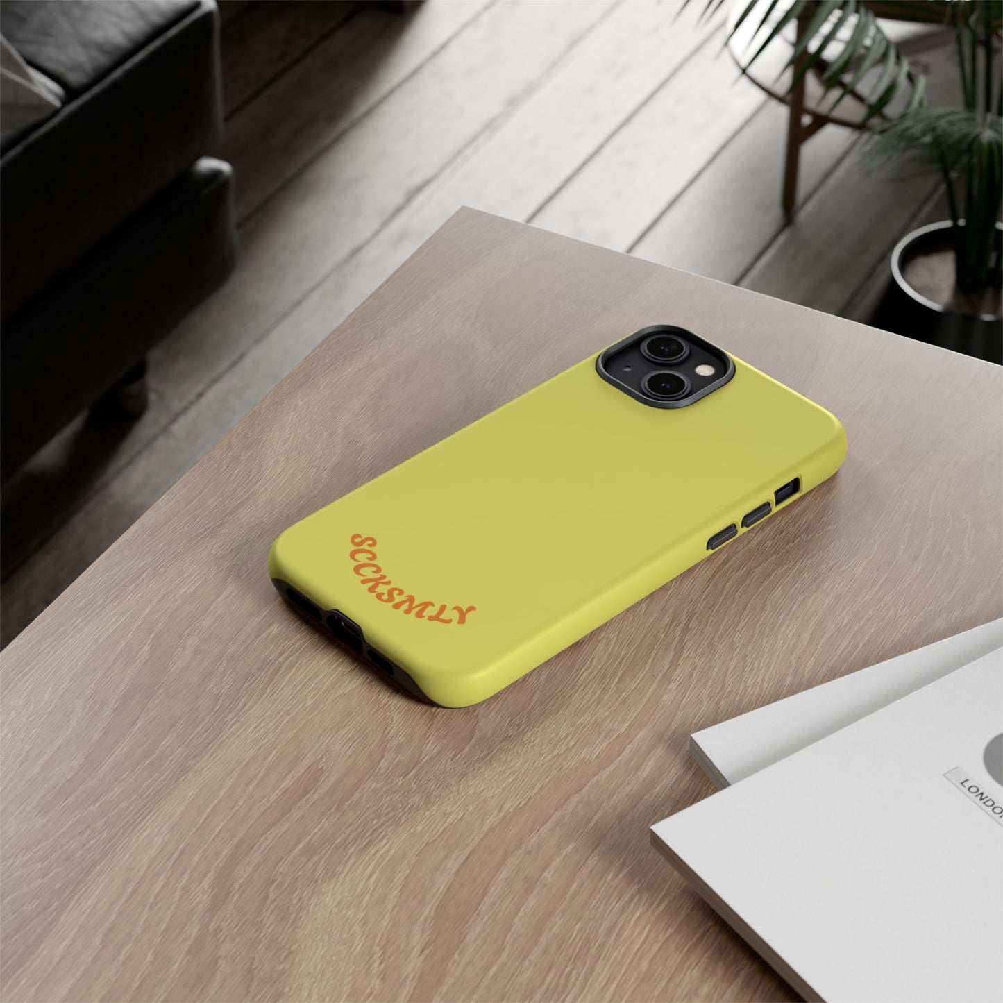 SOLID Lemon Dijon Glaze Tough Case for Apple
