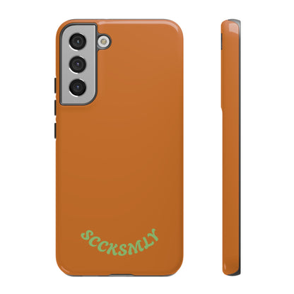 SOLID Terracotta Coal Tough Case for Samsung