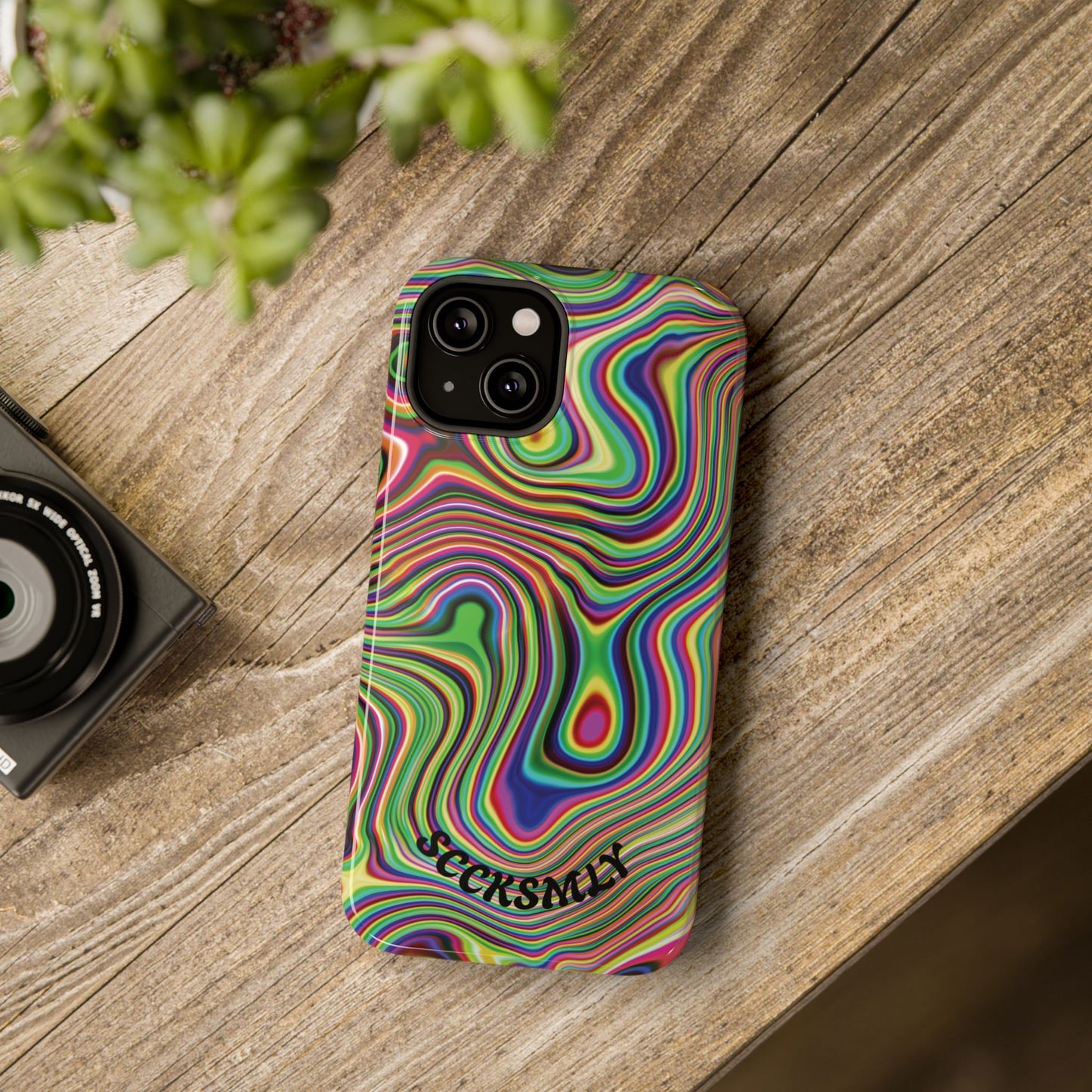 Acid Swirl Phone Case for Apple