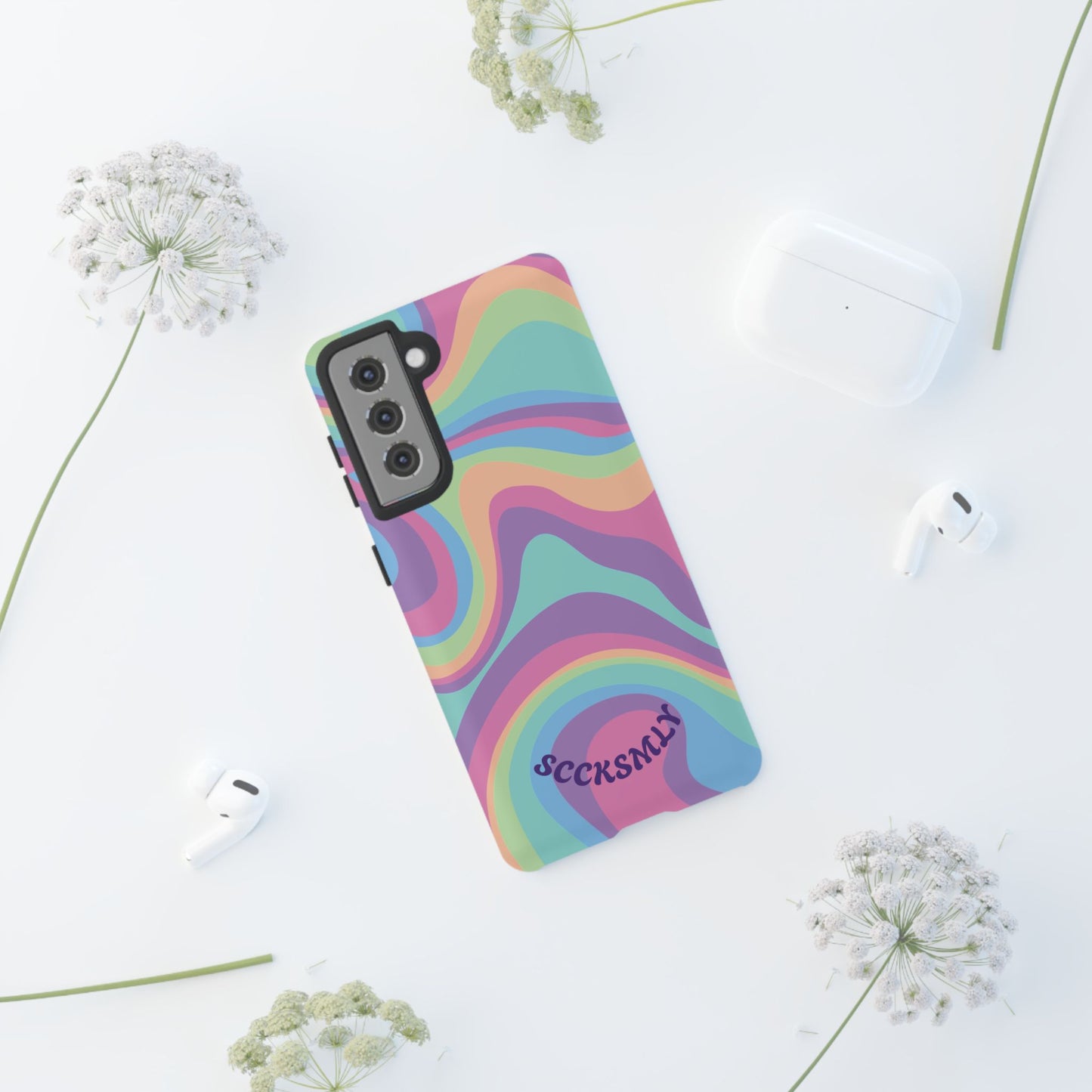 Pastel Swirl Phone Case for Samsung