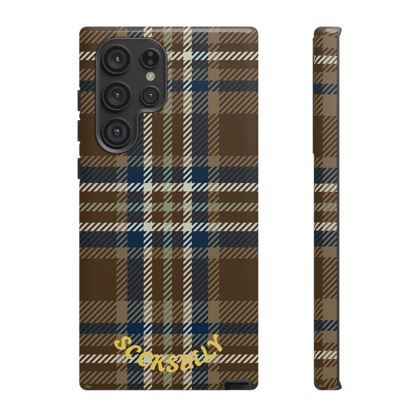 Earth and Sky Plaid Phone Case for Samsung