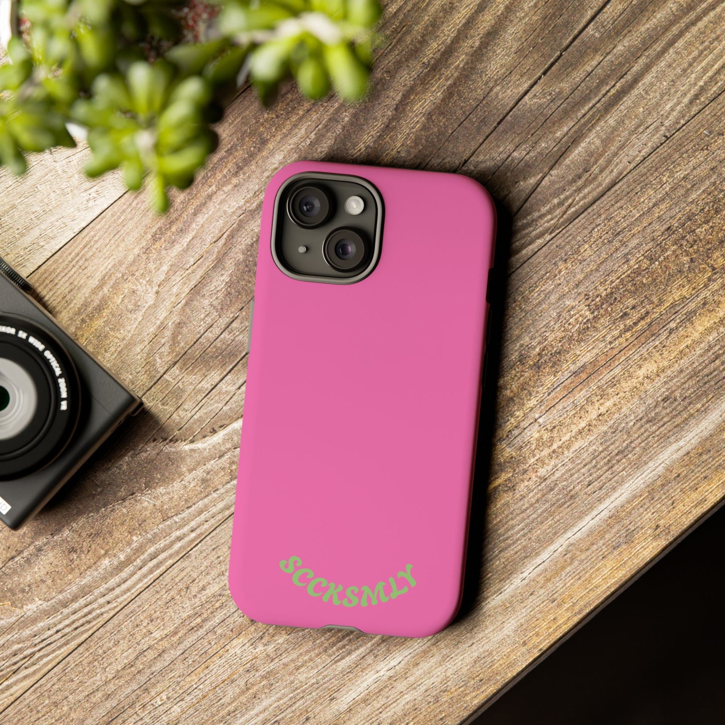 SOLID Sweet Static Pink Tough Case for Apple