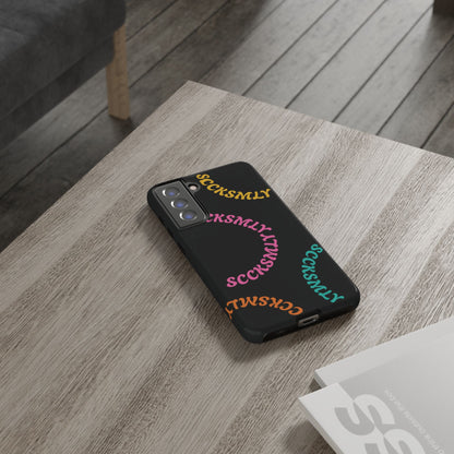 Y2K Wavy Script Tough Case for Samsung