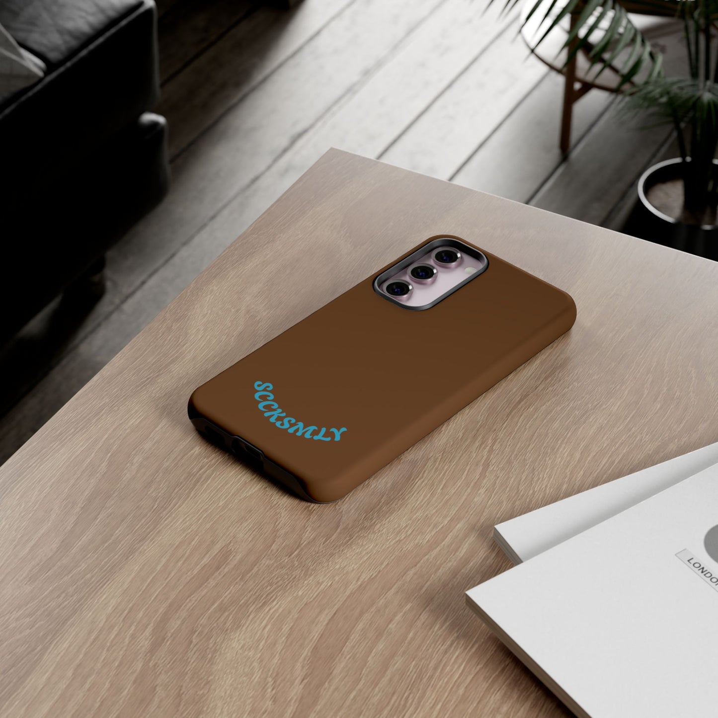 SOLID Chocolate Coco Tough Case for Samsung
