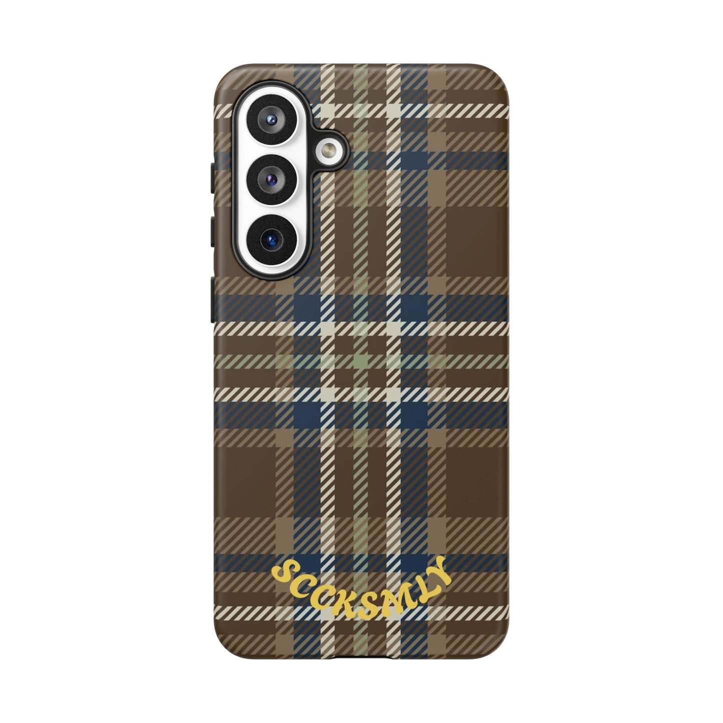 Earth and Sky Plaid Phone Case for Samsung