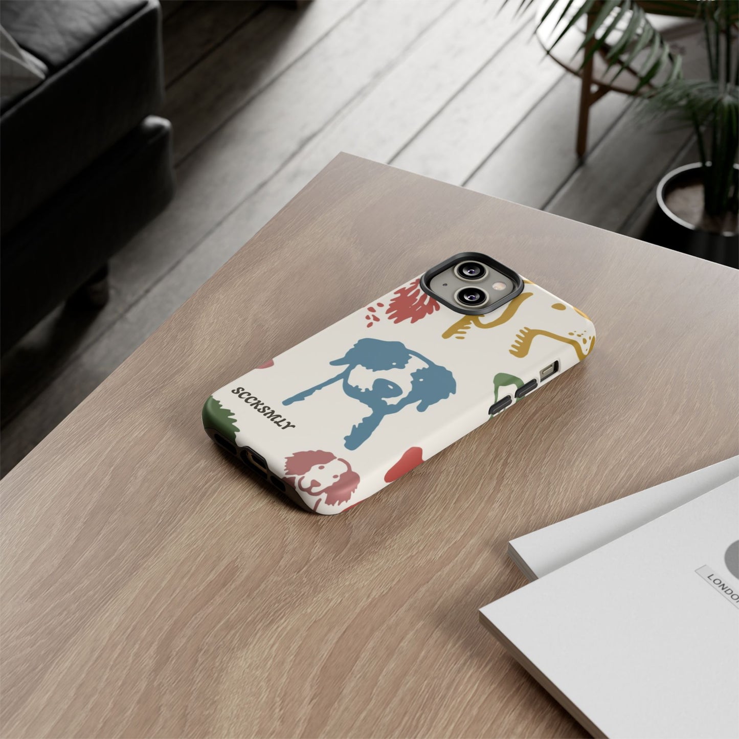 Paws & Portraits Tough Phone Case for Apple