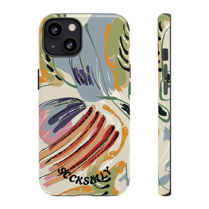 Botanical Strokes Palette Tough Phone Case for Apple
