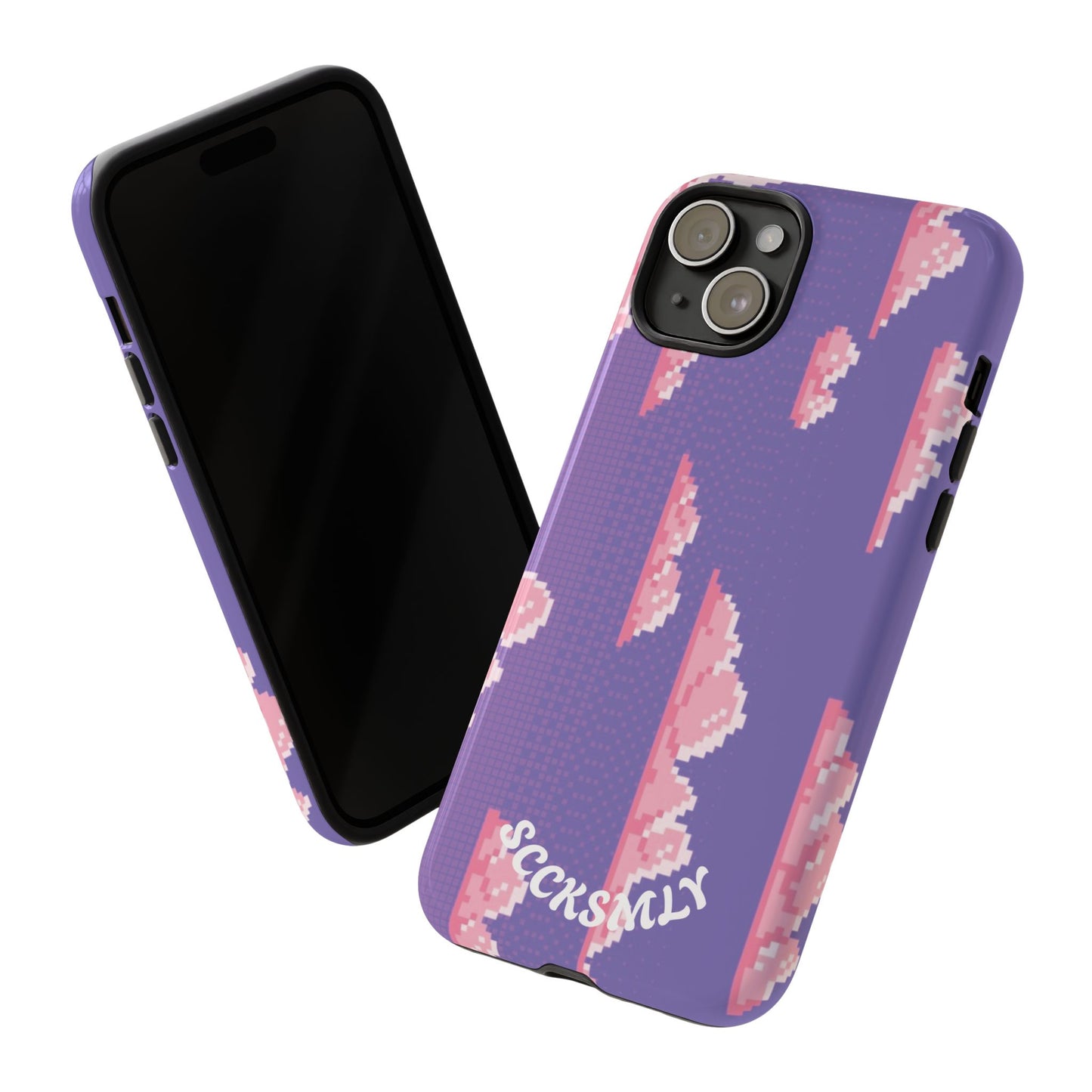 Purple Cotton Candy Sky Tough Phone Case for Apple