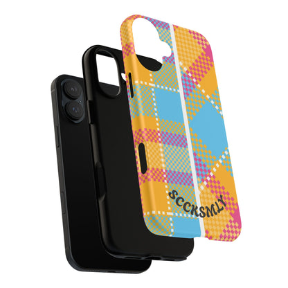 Pattern Punch Phone Case for Apple