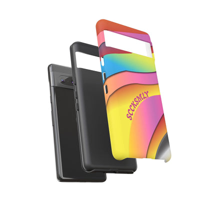Modern Retro Rainbow Phone Case for Google Pixel