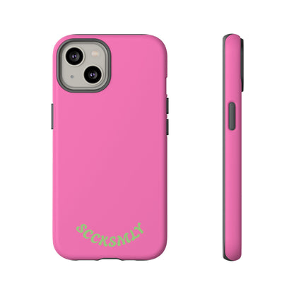 SOLID Sweet Static Pink Tough Case for Apple