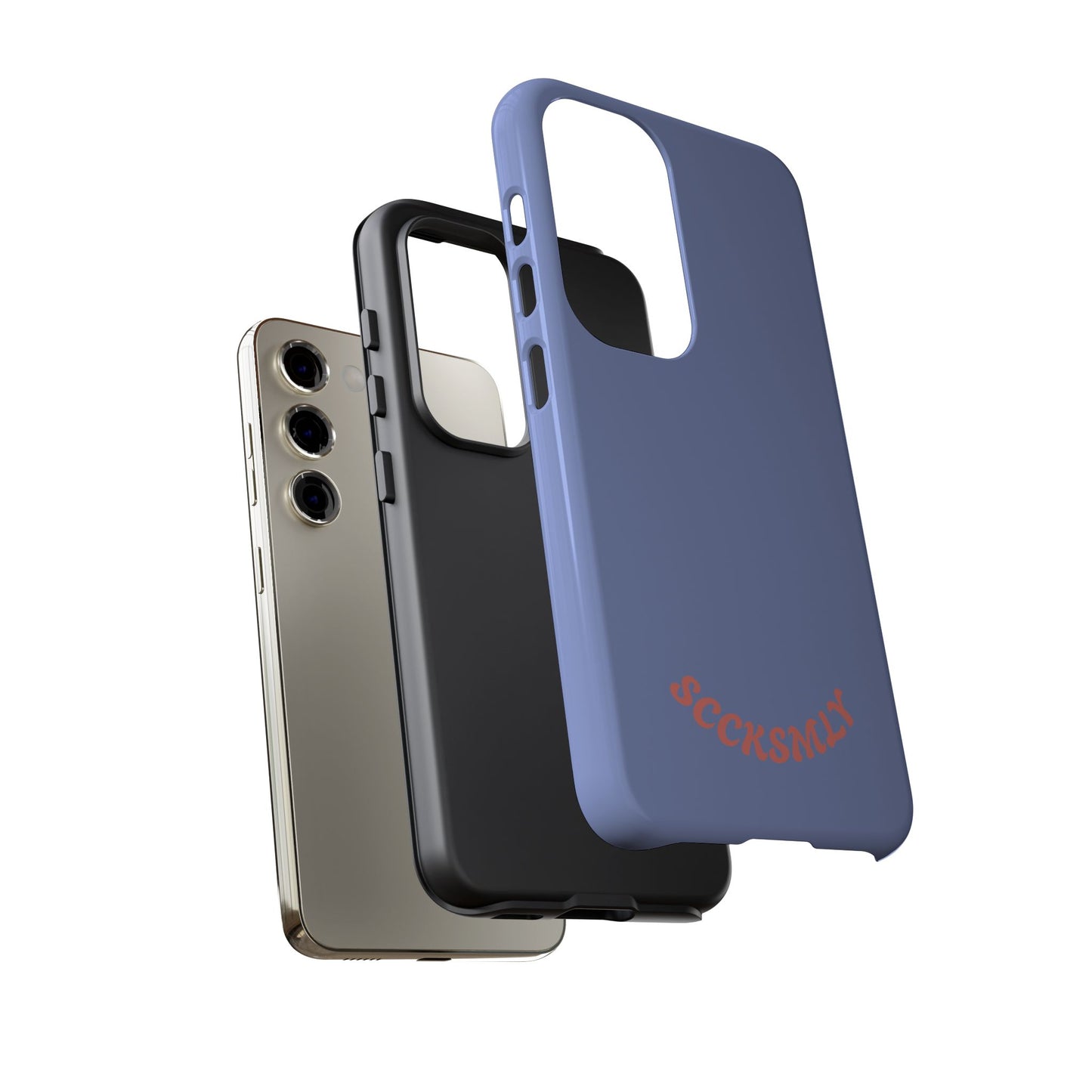 Periwinkle Blue Tough Phone Case for Samsung