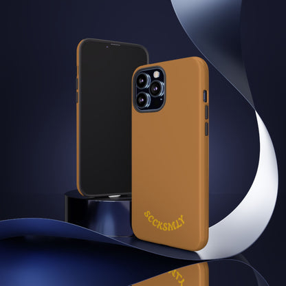 SOLID Spiced Caramel Tough Case for Apple