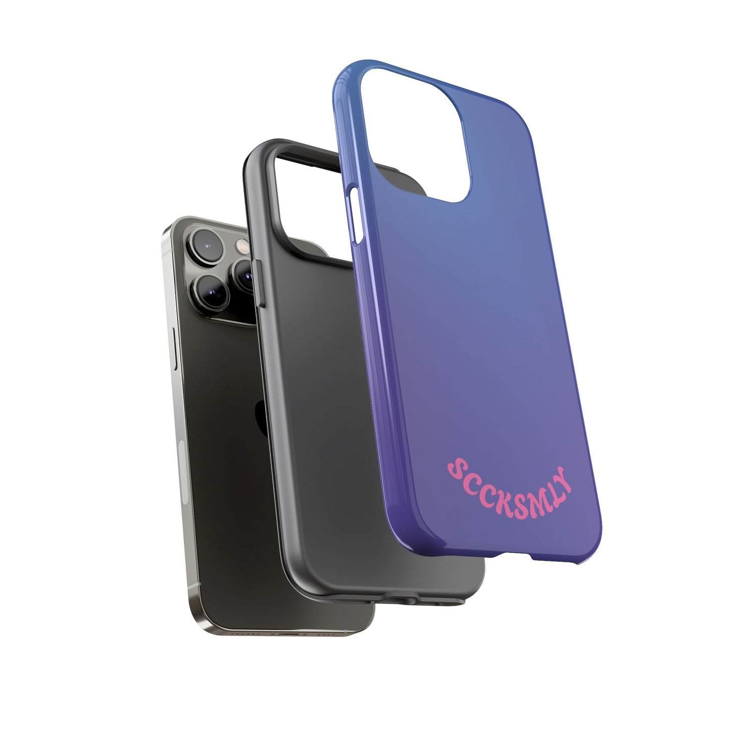Berry Pop Gradient Tough Phone Case for Apple
