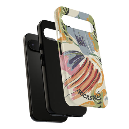 Botanical Strokes Palette Tough Phone Case for Google Pixel