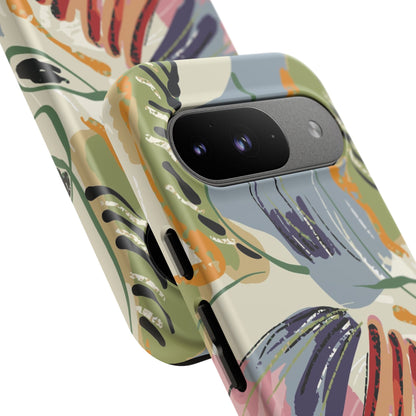 Botanical Strokes Palette Tough Phone Case for Google Pixel