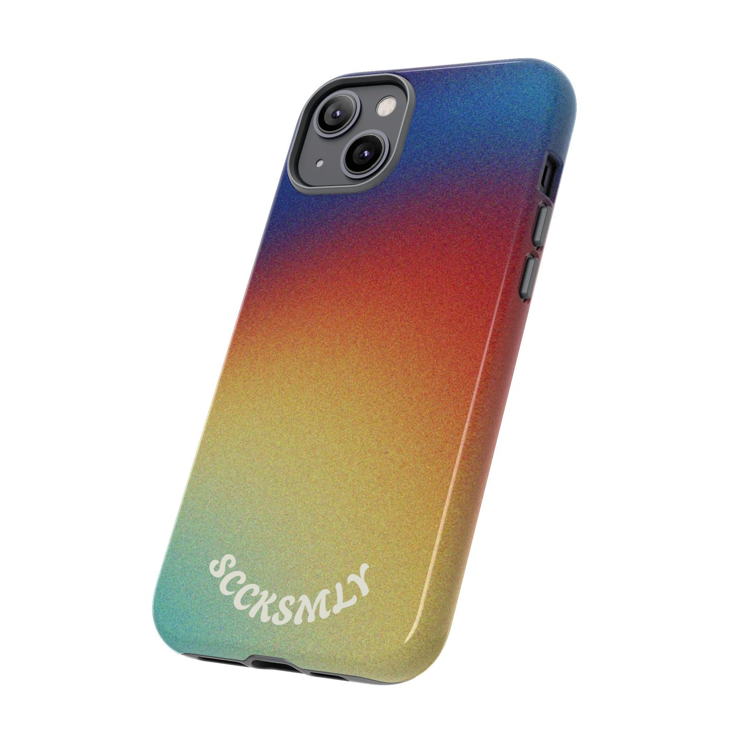 Faded Sunset Aura Tough Phone Case for Apple