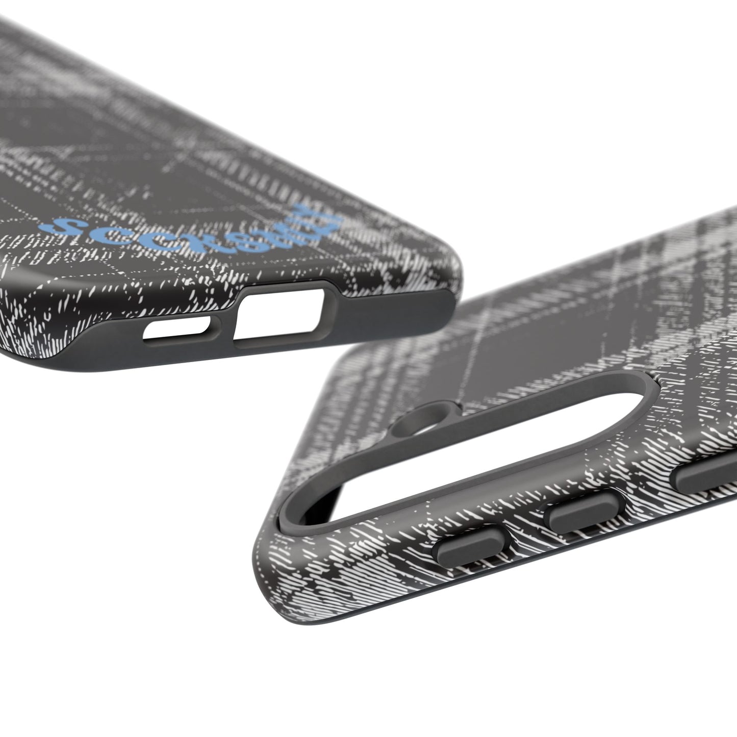 Smoky Grungy Plaid Phone Case for Samsung