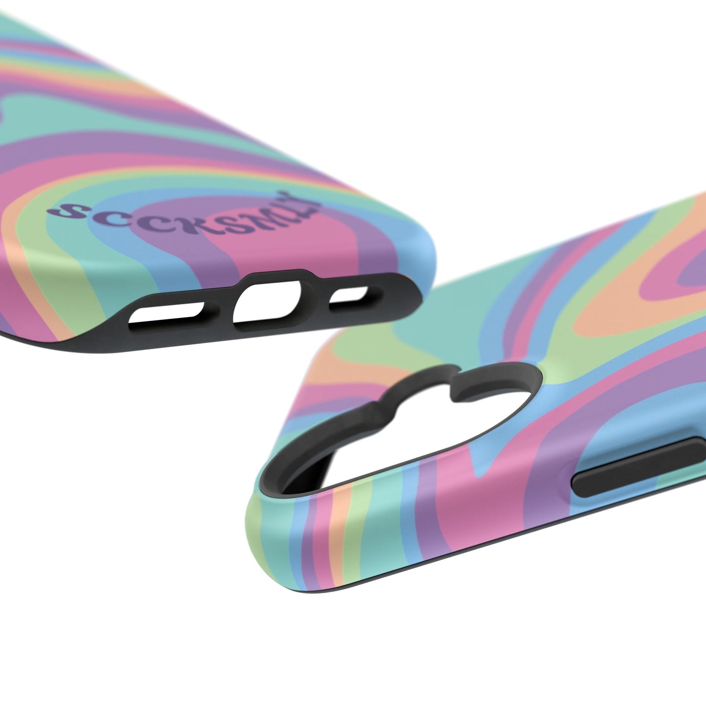 Pastel Swirl Phone Case for Apple