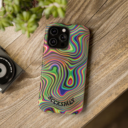 Acid Swirl Phone Case for Apple