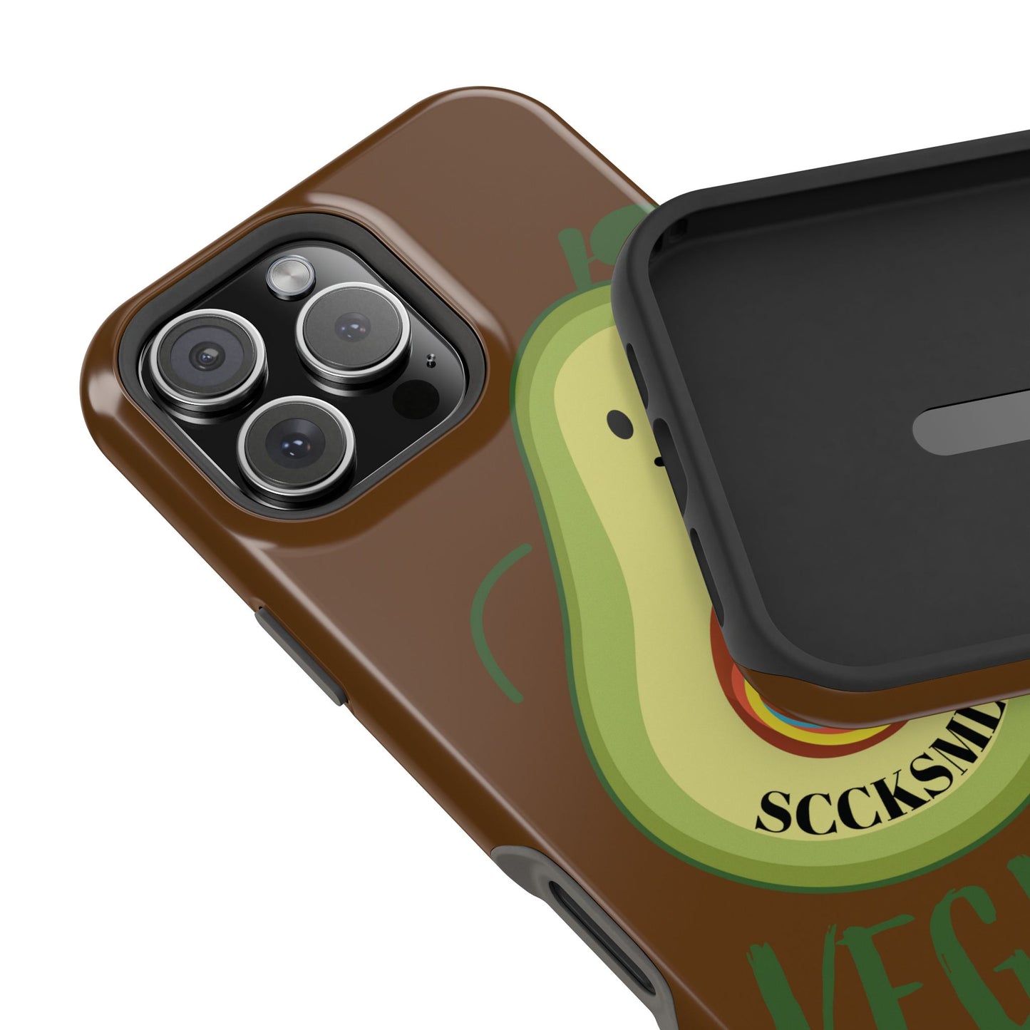 Playful Vegan Avocado Tough Phone Case Apple