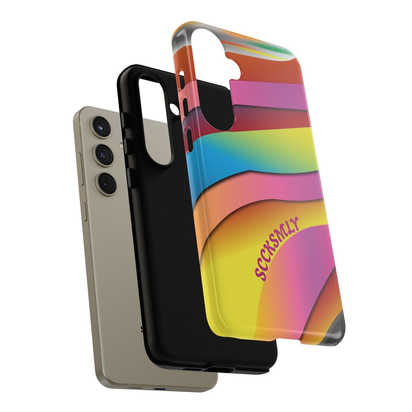 Modern Retro Rainbow Phone Case for Samsung