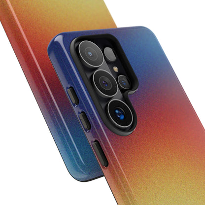 Faded Sunset Aura Tough Phone Case for Samsung