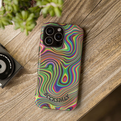Acid Swirl Phone Case for Apple