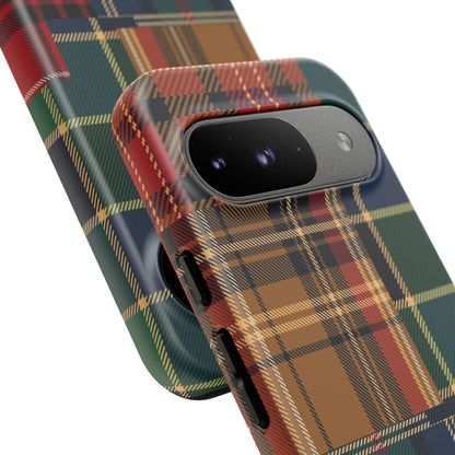 Heritage Hues Patchwork Tough Phone Case for Google Pixel
