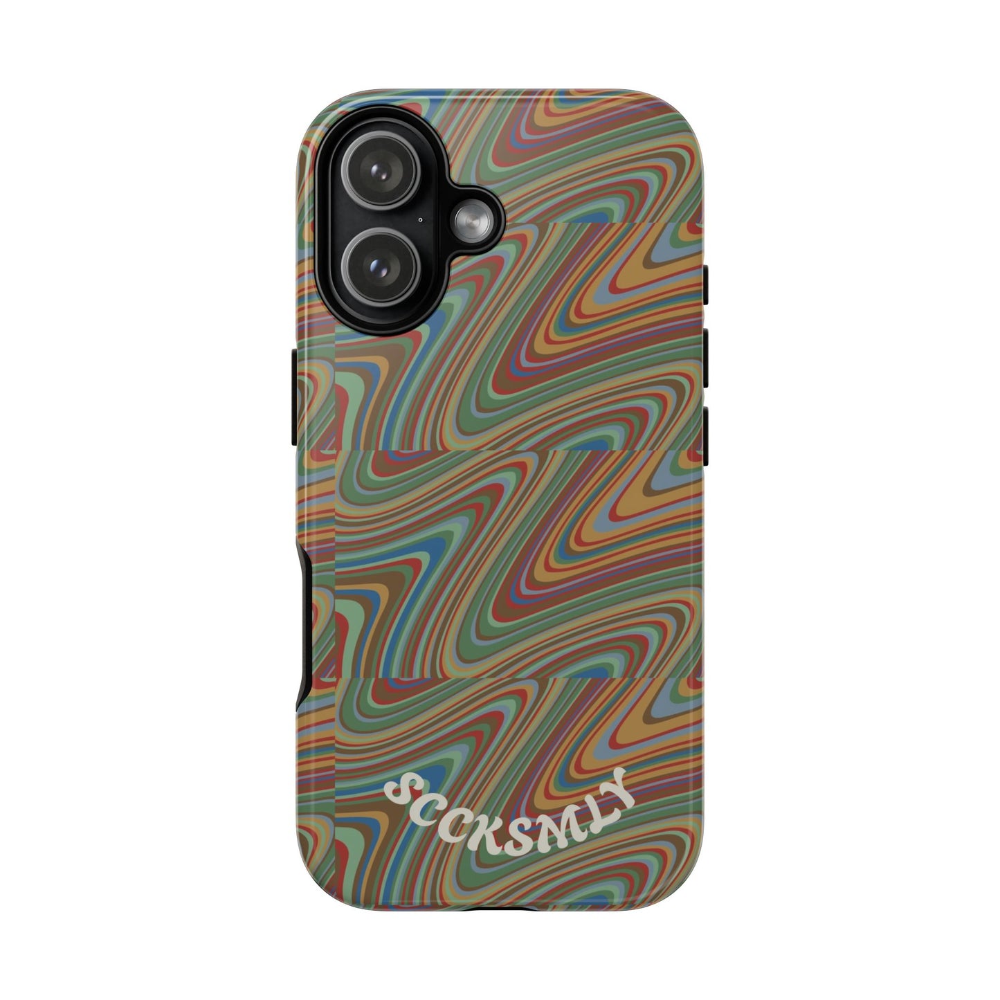 Earthly Waves Tough Phone Case for Apple