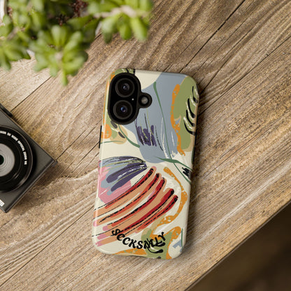 Botanical Strokes Palette Tough Phone Case for Apple