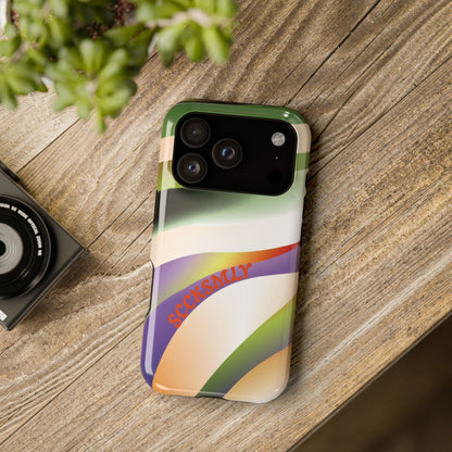 Green Waves Phone Case for Apple