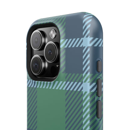 Earth and Sky Plaid Phone Case for Apple