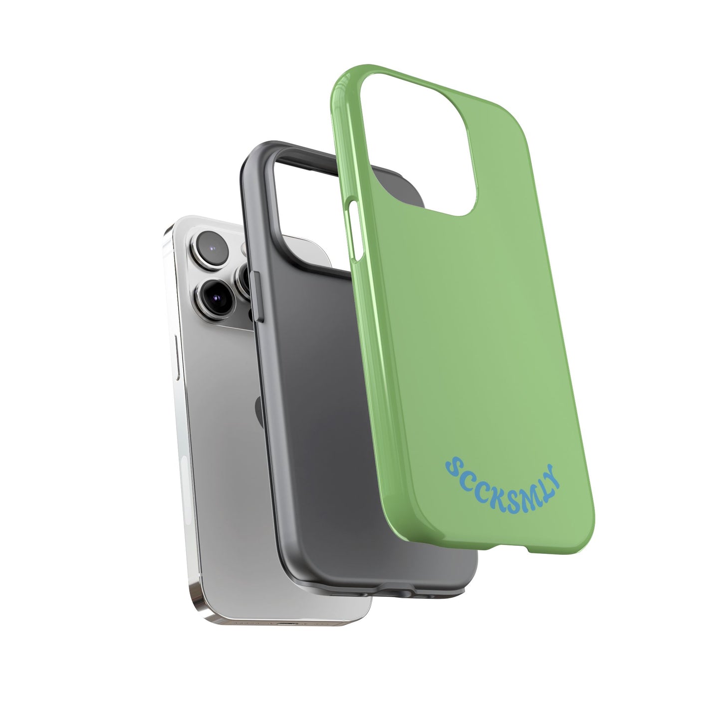 SOLID Sour Lime Tough Case for Apple