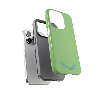 SOLID Sour Lime Tough Case for Apple
