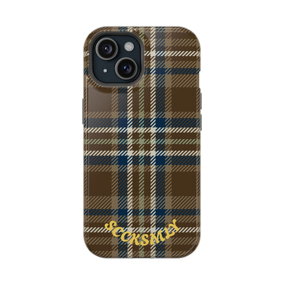 Earth and Sky Plaid Phone Case for Apple