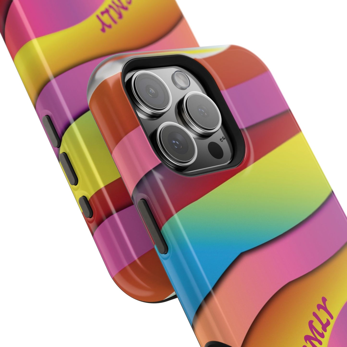Modern Retro Rainbow Phone Case for "IOS or Apple"