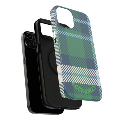 Earth and Sky Plaid Phone Case for Apple