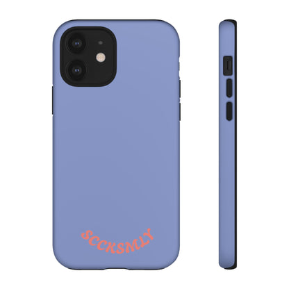 Periwinkle Blue Tough Phone Case for Apple